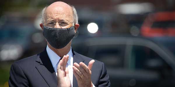 Governor Wolf with mask