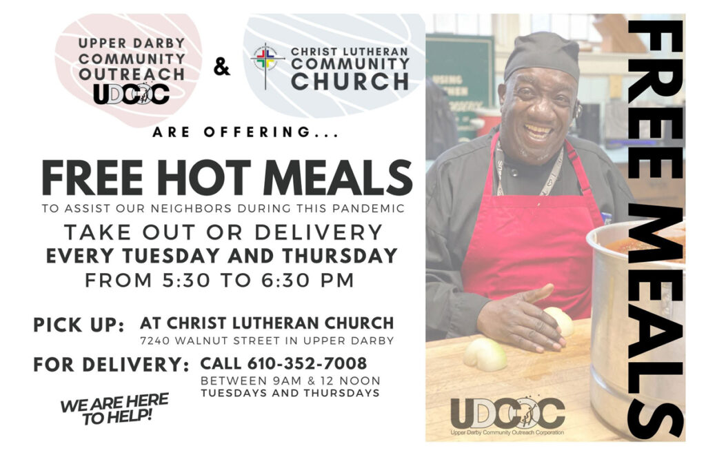 Upper Darby Free Meals